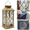 Rirool Solar Lanterns Outdoor Garden Hanging Lanterns, LED Flickering Flameless Candle Mission Lights for Yard,Table,Patio 2Pack - Image 4