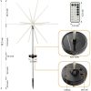 Rirool Outdoor Solar Garden Lights, 112 LED Solar Firework Meteor Light, Decorative Stake Landscape Light 8 Lighting Modes Waterproof for Garden, Landscape, Pathway (Warm White) - Image 4