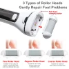 Callus Remover for Feet - Rechargeable Electric Callus Remover Kit, Professional 18 in 1 Foot File Pedicure Kit with 3 Coarse Roller Heads Smart LED Light - Image 3