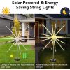 Rirool Outdoor Solar Garden Lights, 112 LED Solar Firework Meteor Light, Decorative Stake Landscape Light 8 Lighting Modes Waterproof for Garden, Landscape, Pathway (Warm White) - Image 2