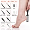Callus Remover for Feet - Rechargeable Electric Callus Remover Kit, Professional 18 in 1 Foot File Pedicure Kit with 3 Coarse Roller Heads Smart LED Light - Image 2