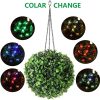 Hanging Solar Lantern Lights Outdoor - Waterproof Garden LED Solar Lights Hanging Solar Powered Lantern 8 Inch (Multicolor) - Image 2