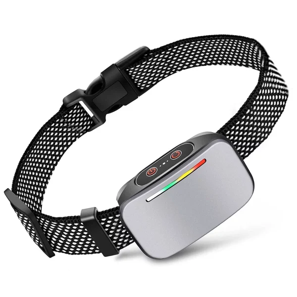 Bark Collar - Anti Bark Collar for Small Medium Large Dogs 5-15lbs - Beep Vibration Shock - Automatic Modes - No Barking Training Collar