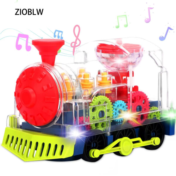Electric rotating mechanical gear remote control car