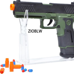Soft Bullets Toy Blaster with 40 Foam Projectiles, 16 Reusable Plastic Casings, 2 Projectile Holders, Educational Model Toy